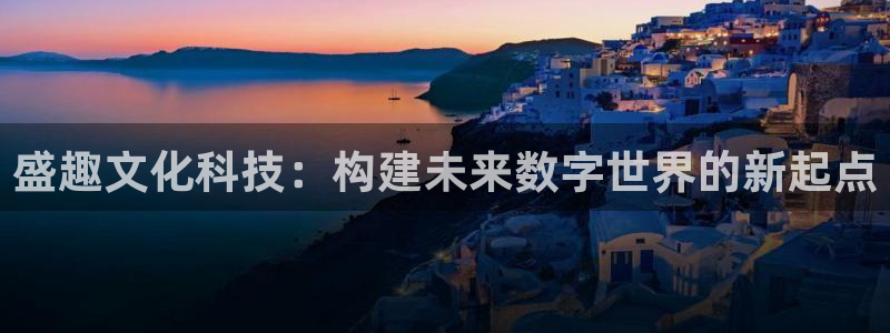 赢咖娱乐网页登录入口下载：盛趣文化科技：构建未来数字世界的新
