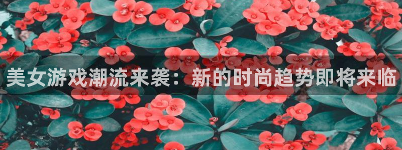 赢咖娱乐升级5994月：美女游戏潮流来袭：新的时尚趋势即将来