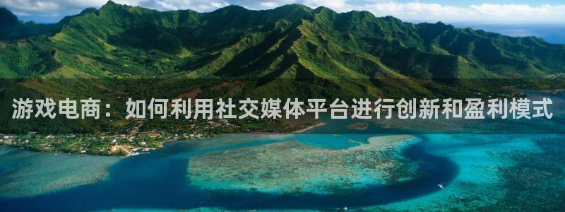 赢咖娱乐平台登录入口：游戏电商：如何利用社交媒体平台进行创新